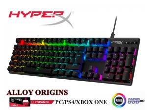 TECLADO HYPERX ALLOY ORIGINS RGB ME...